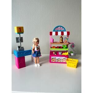 Barbie Chelsea Doll Snack Stand Super Market Play-set